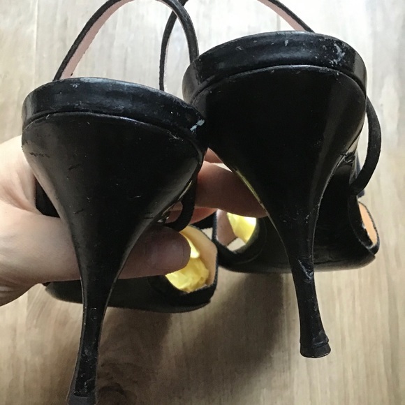 Vintage Celine Grosgrain Bow Heels - Picture 5 of 8